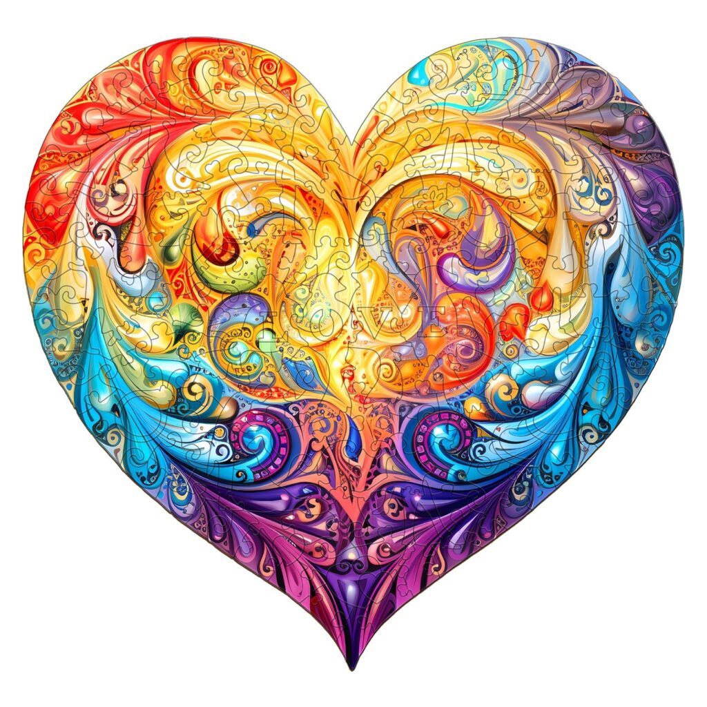 Wooden Jigsaw Puzzle-Sweet Heart