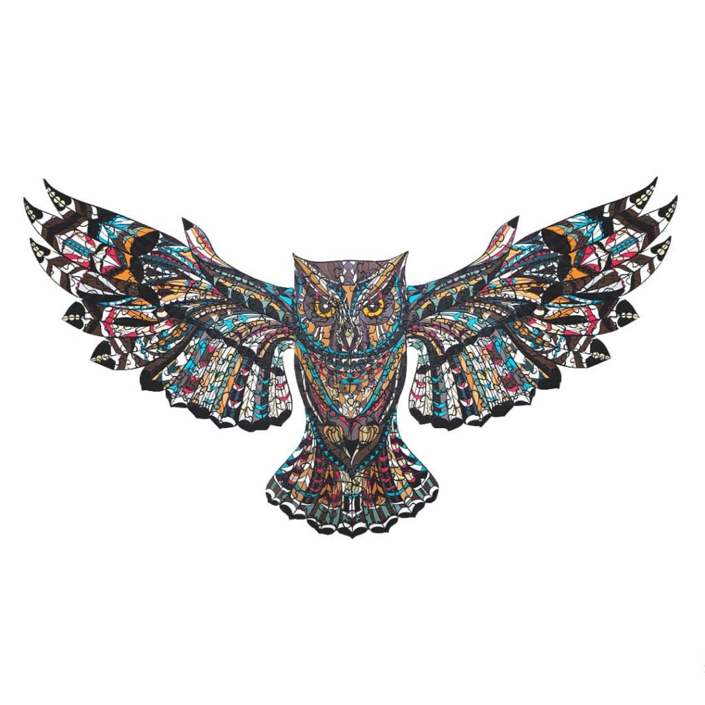 Wooden Jigsaw Puzzle-WISE OWL